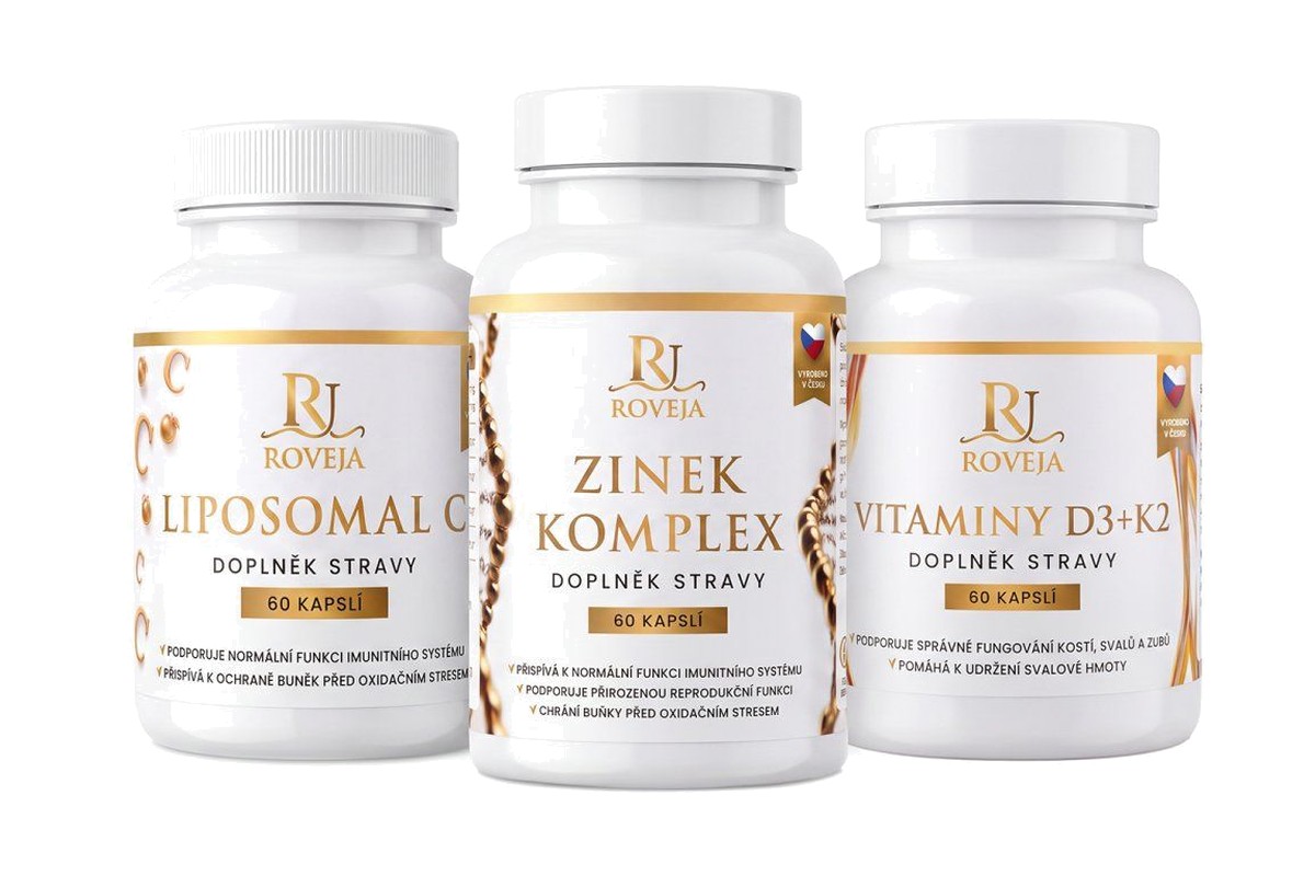 Balíček na imunitu: vitamin C, D3+K2, zinek
