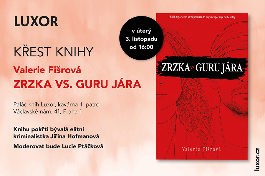 Křest knihy Zrzka vs. guru Jára Valerie Fišrové
