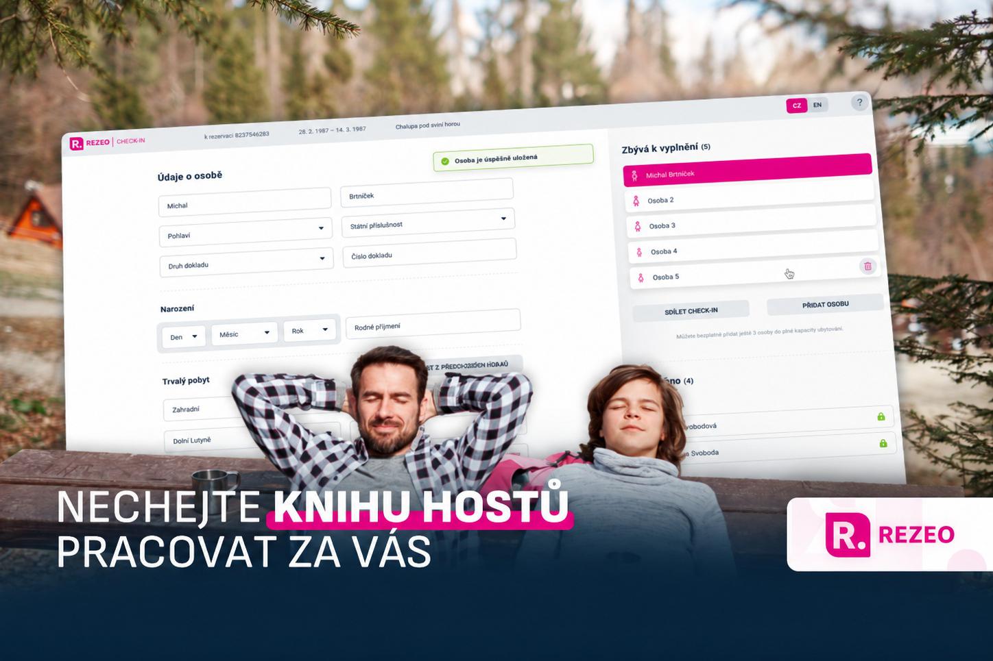 Věnujte se hostům, papírování nechte na REZEO