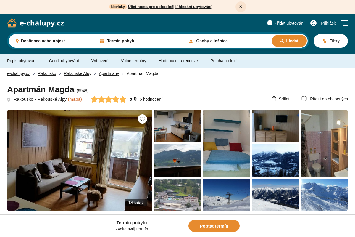 Apartmán Magda