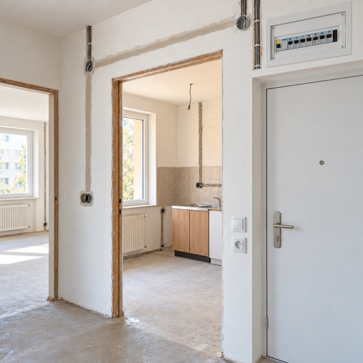 Rekonstrukce elektroinstalace v bytě 2+1