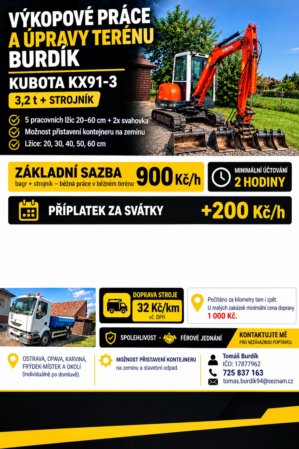 Výkopové práce, doprava Burdík foto 1