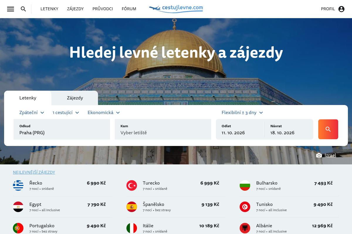 Cestujlevne.com