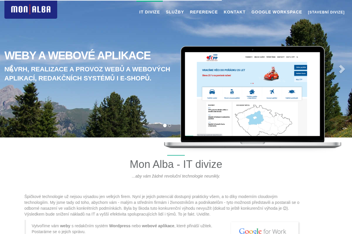 Mon Alba s.r.o. - IT divize