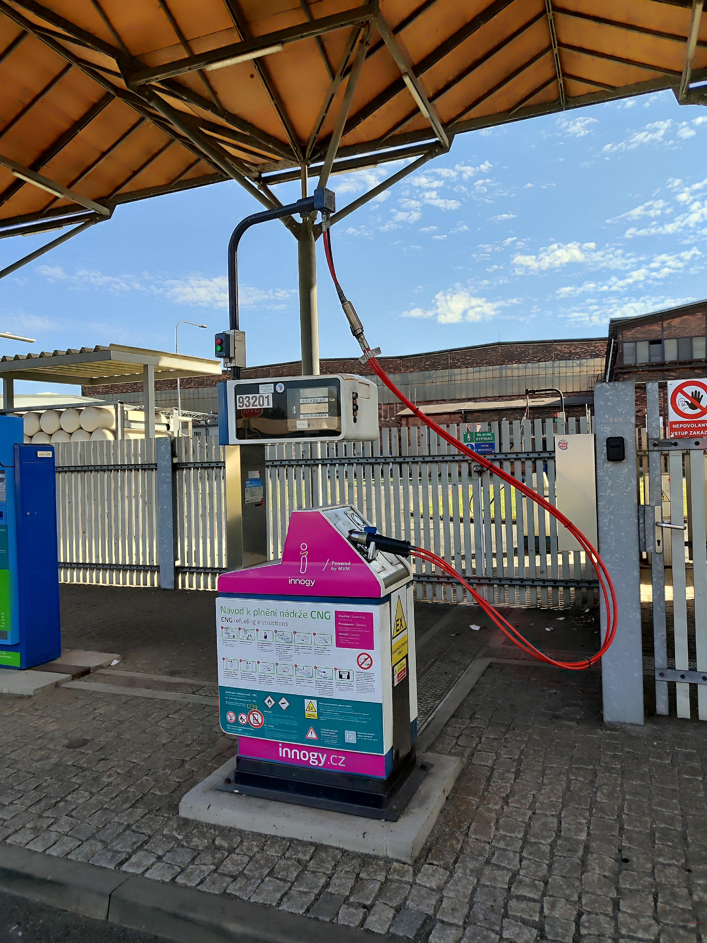 innogy plnicí stanice CNG foto 2