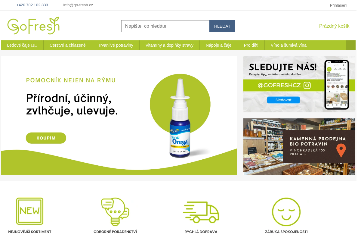 GoFresh - Zdravé a čerstvé BIO potraviny
