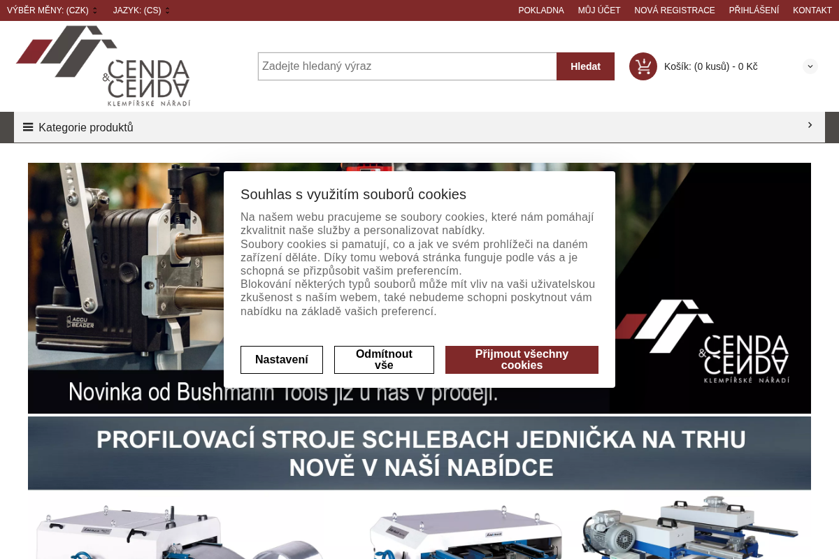 Klempířské nářadí - Čenda a Čenda