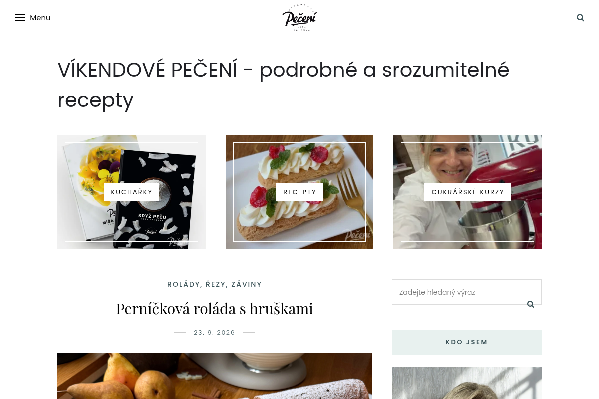 Víkendové pečení Míša Landová