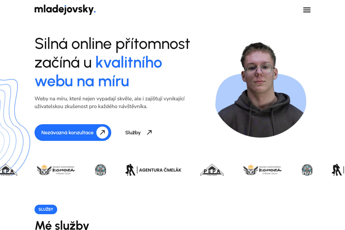 Mladejovsky - tvorba webových stránek na míru
