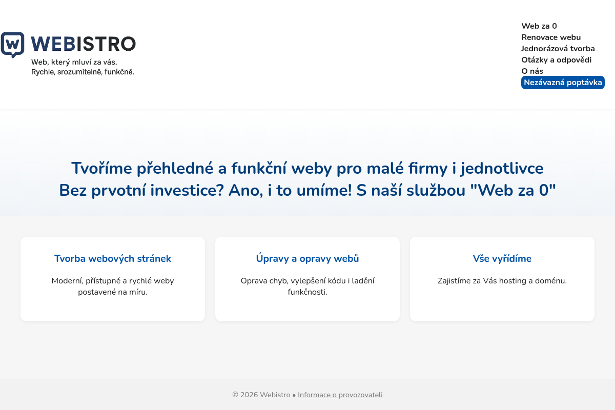 Webistro.cz