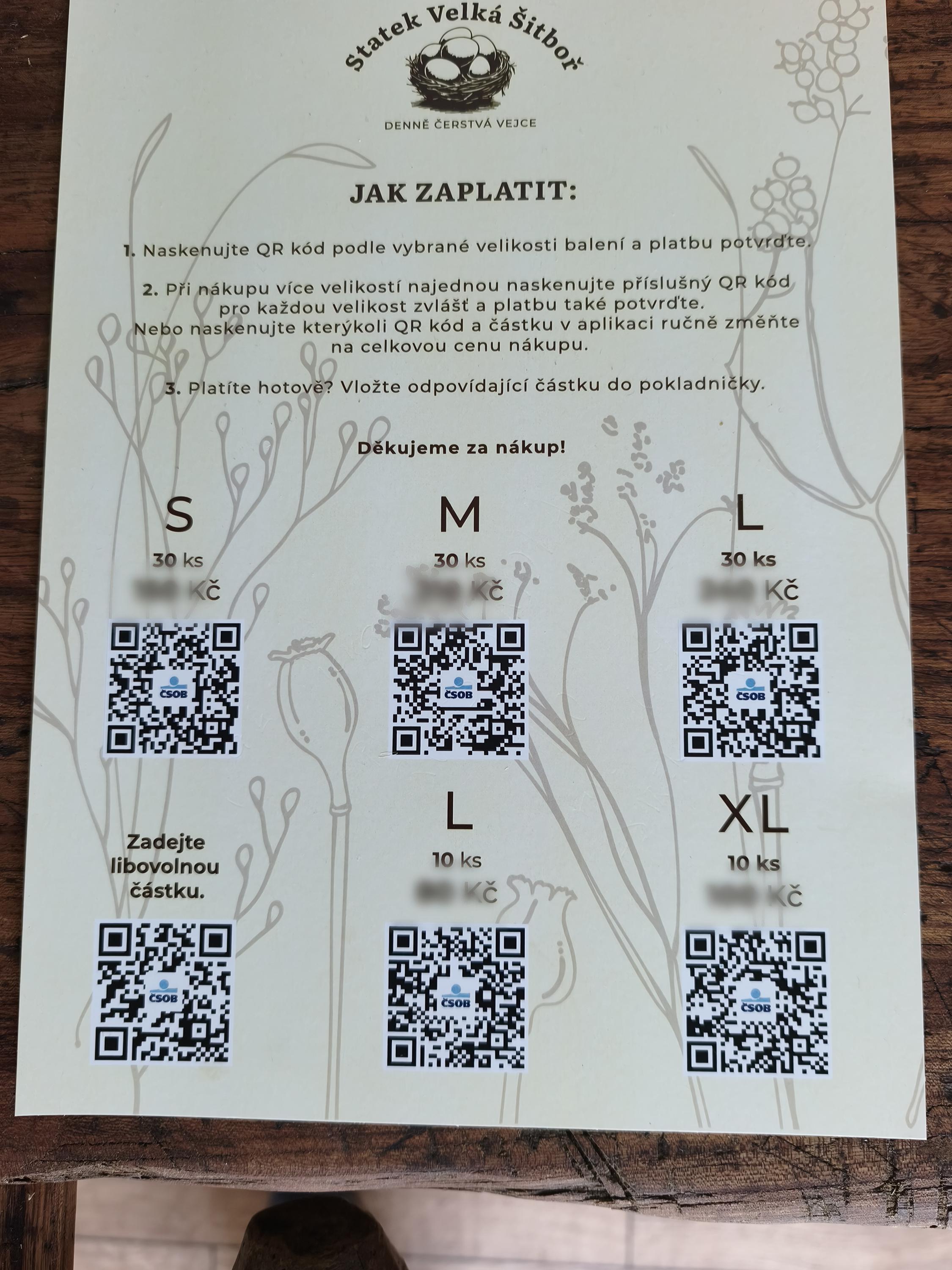 Statek Velká Šitboř - prodej vajec foto 6