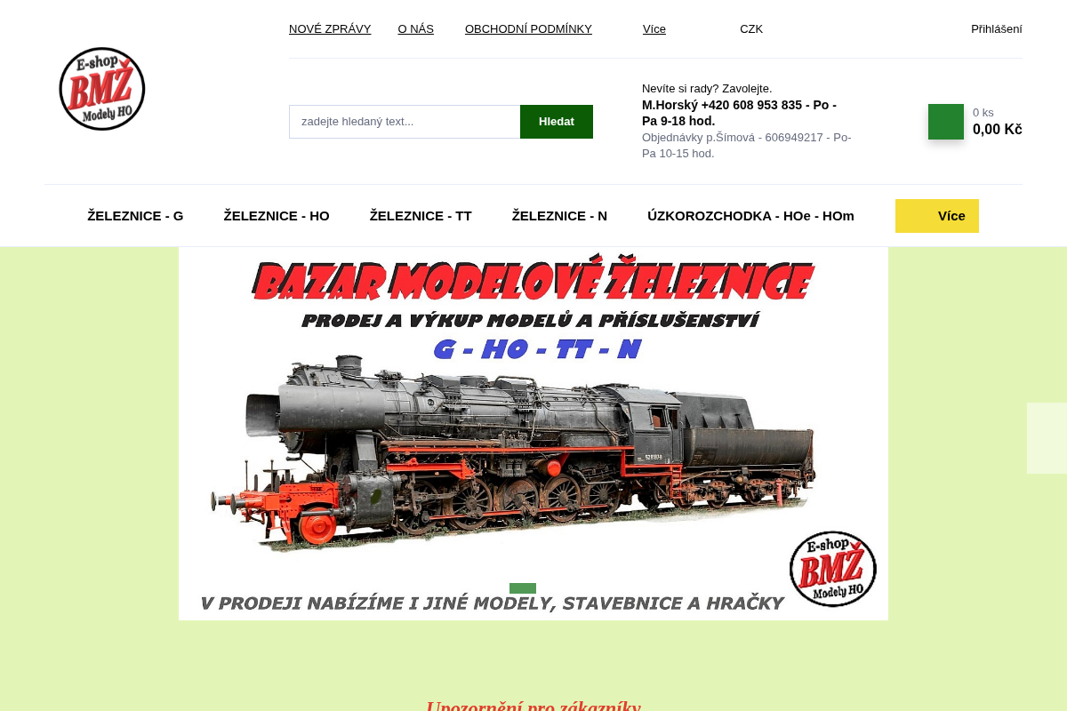 Bazarmodelovezeleznice.cz
