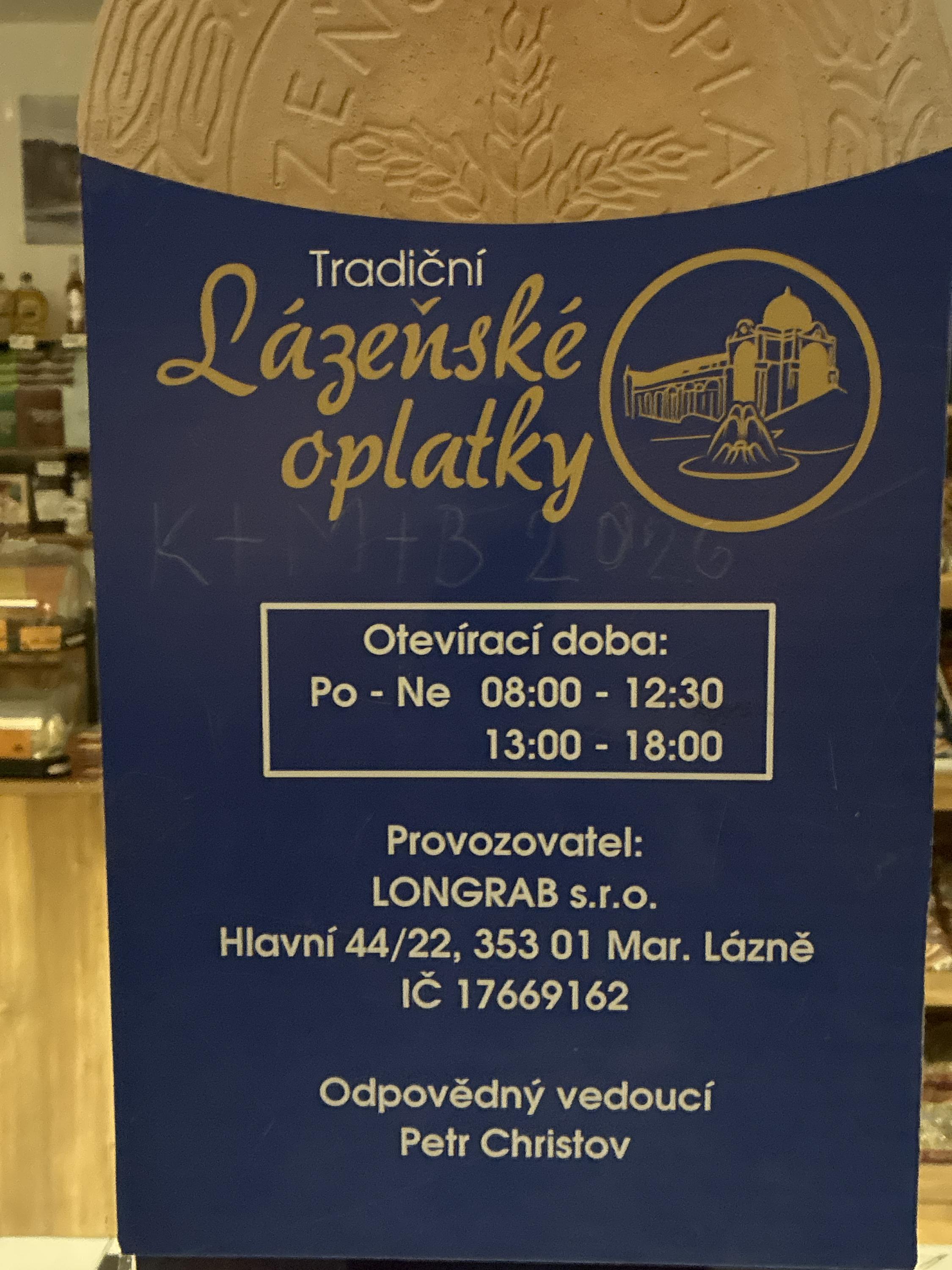 Lázeňské oplatky Kolonáda foto 3