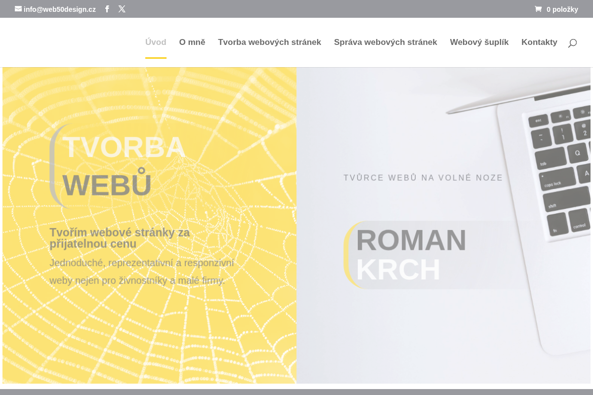 Roman Krch Tvorba webů