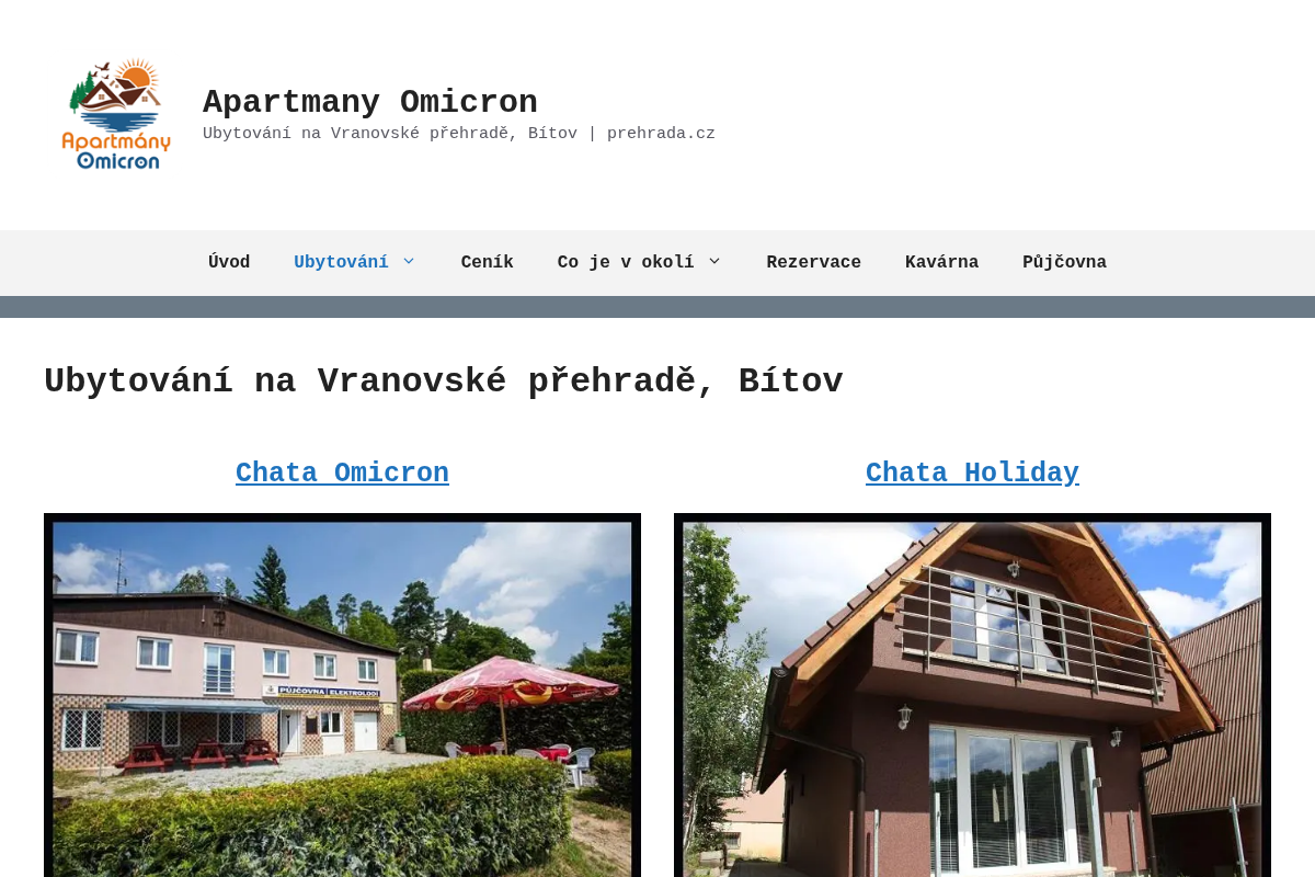 Apartmány Omicron