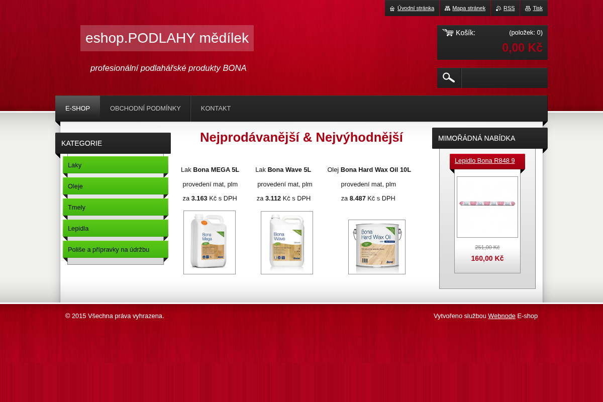 PODLAHY mědílek