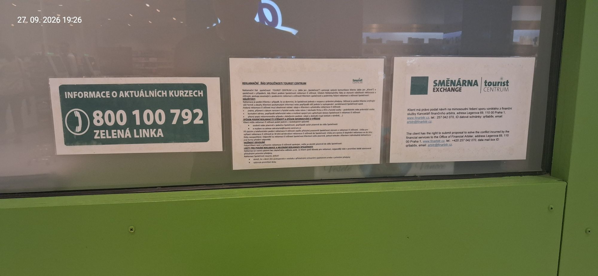 Směnárna Tourist centrum foto 3