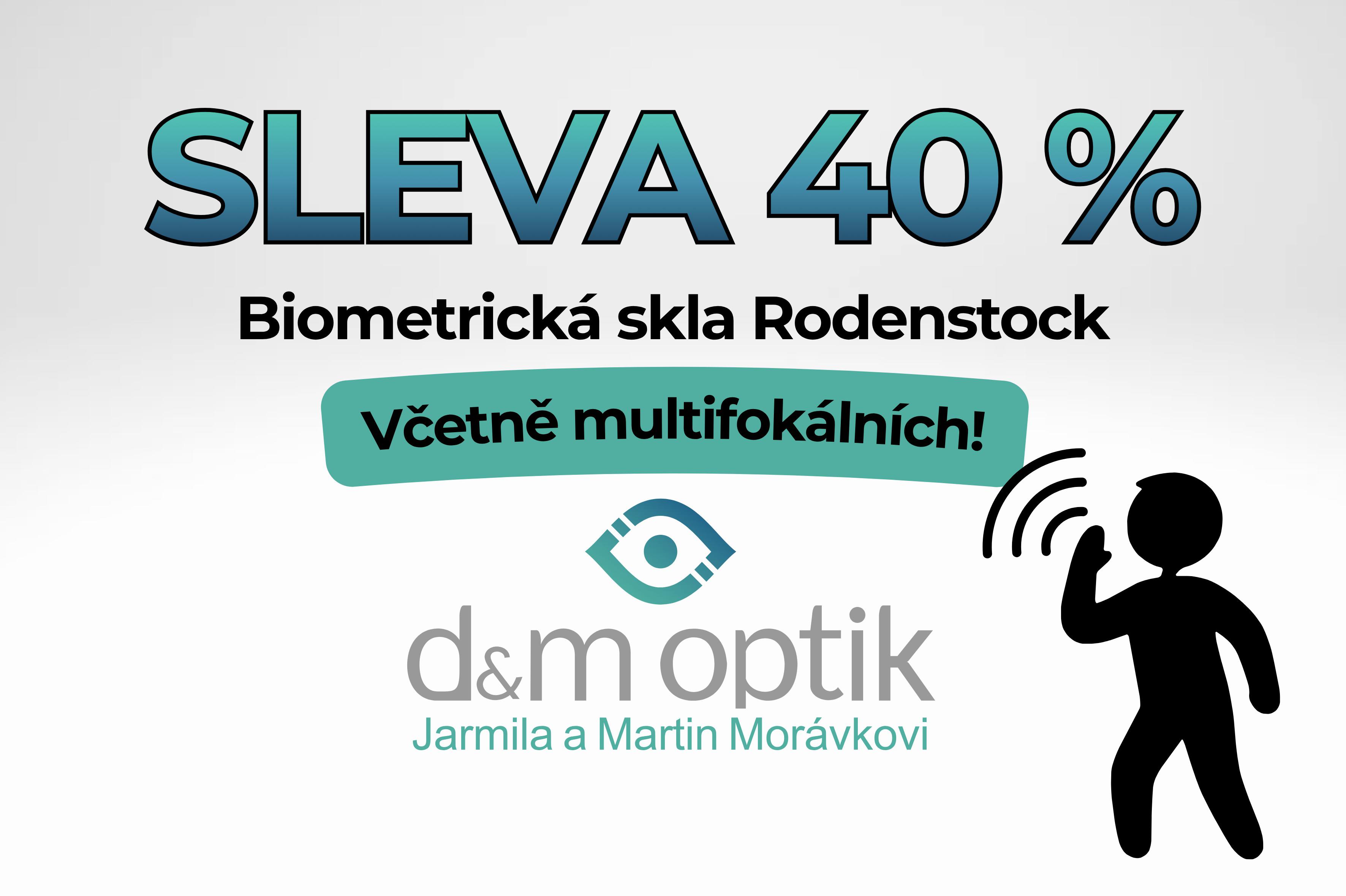 Biometrická skla Rodenstock včetně multifokálních