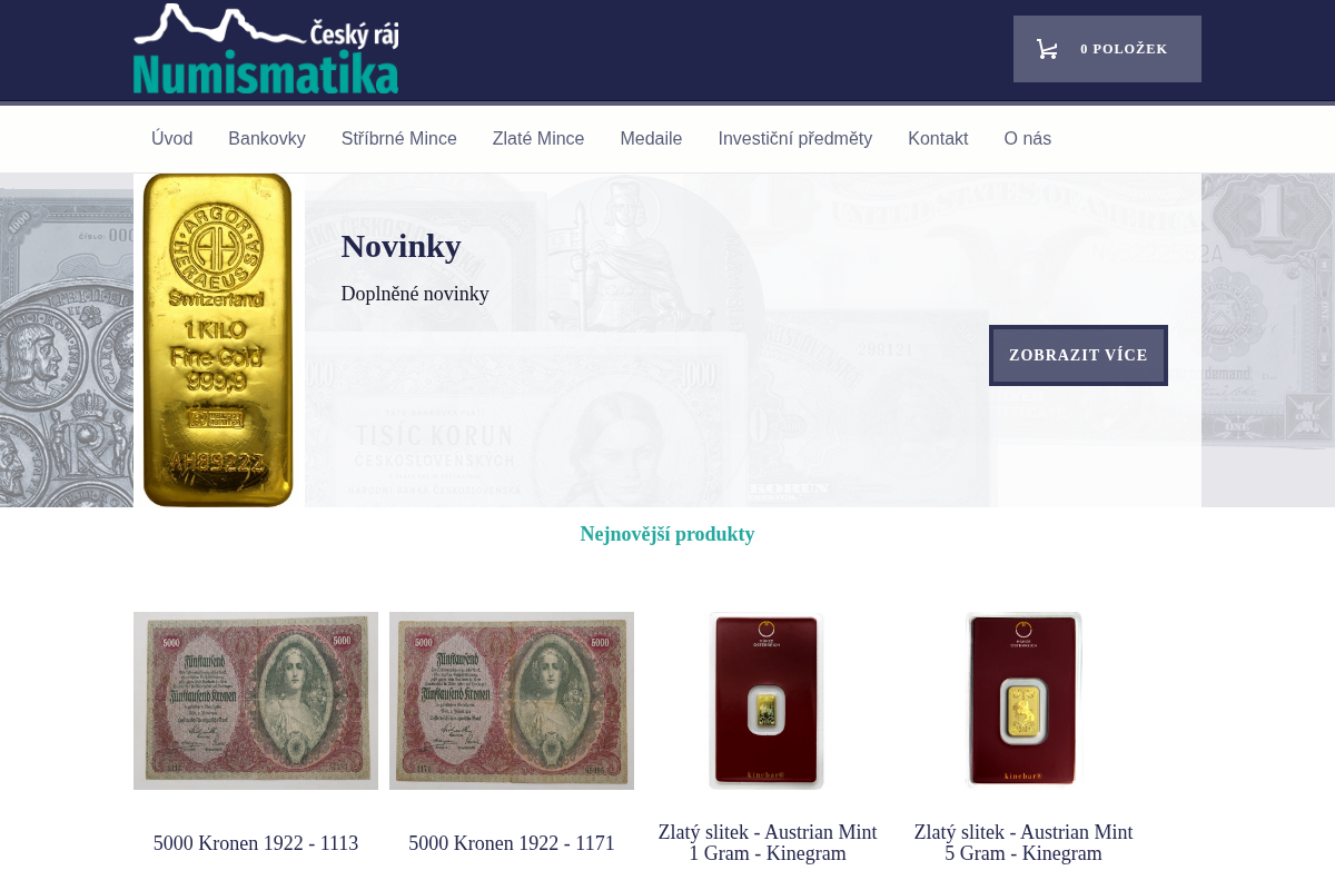 NUMISMATIKA ČESKÝ RÁJ, s.r.o.