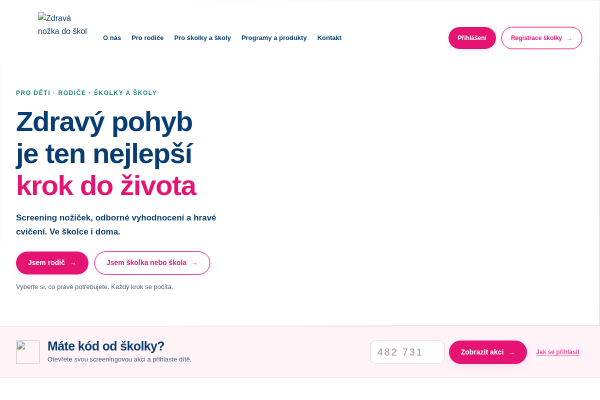 Zdravánožkadoškol.cz
