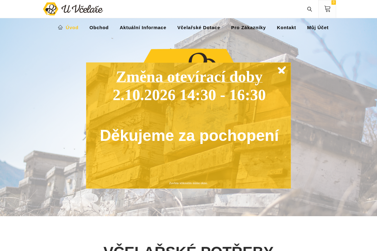 U Včelaře - včelařské potřeby Studénka