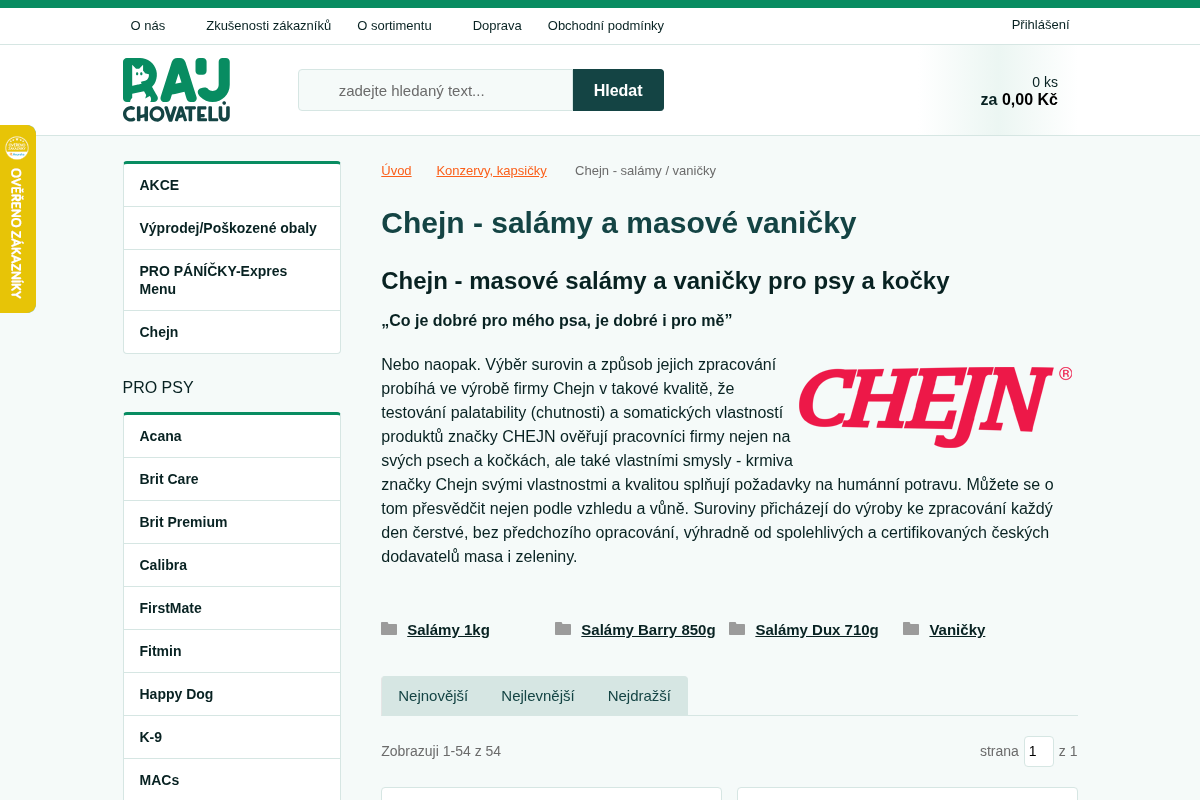 Chejn-krmiva.cz