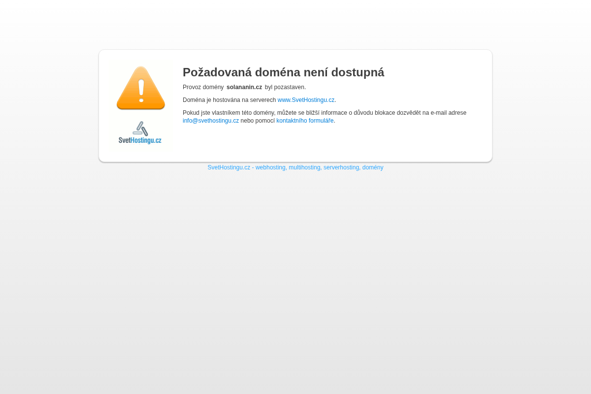 Solananin.cz