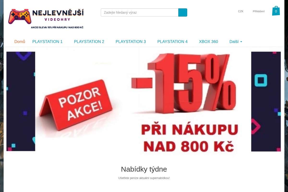 Nejlevnejsivideohry.cz foto 1