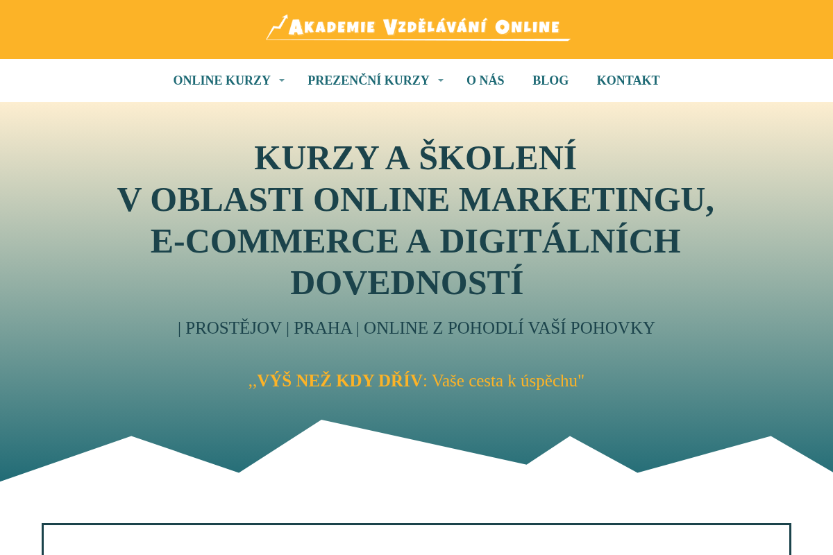Akademie Vzdělávání Online
