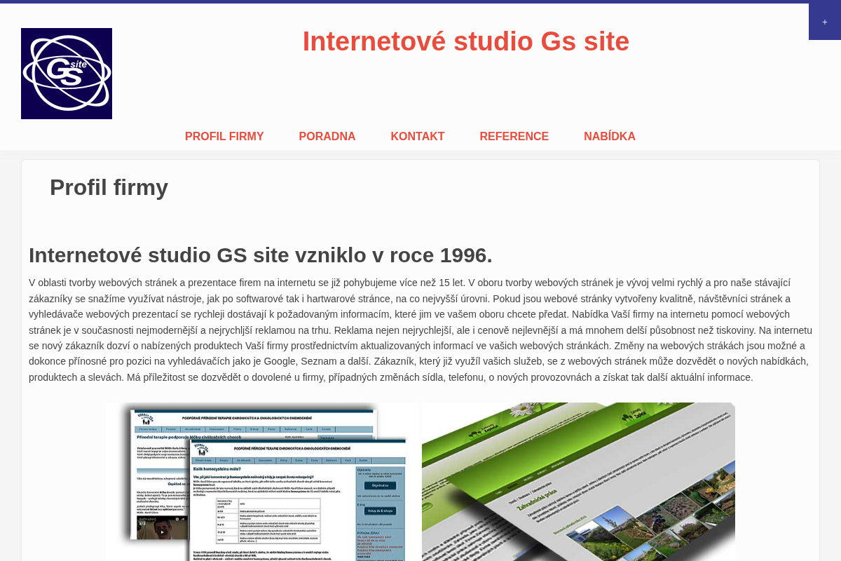 Internetové studio GS site