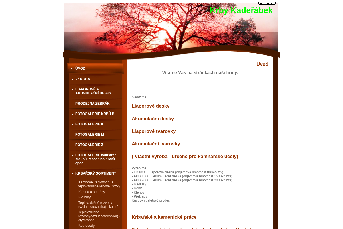 Krby-kaderabek.firemni-web.cz