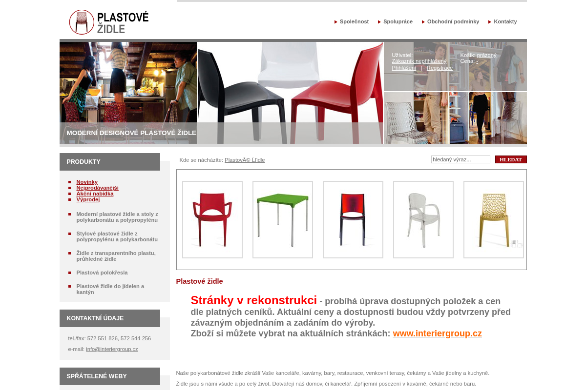 Plastove-zidle.cz