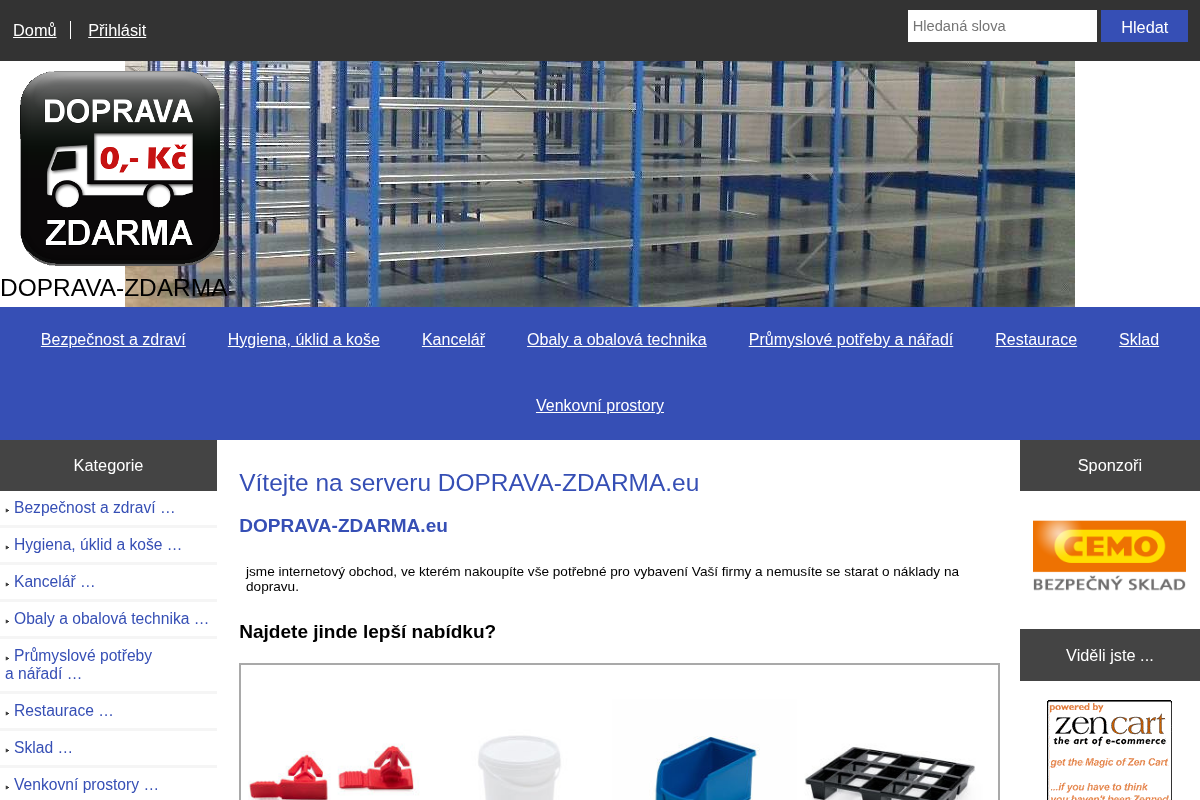 Doprava-zdarma.eu
