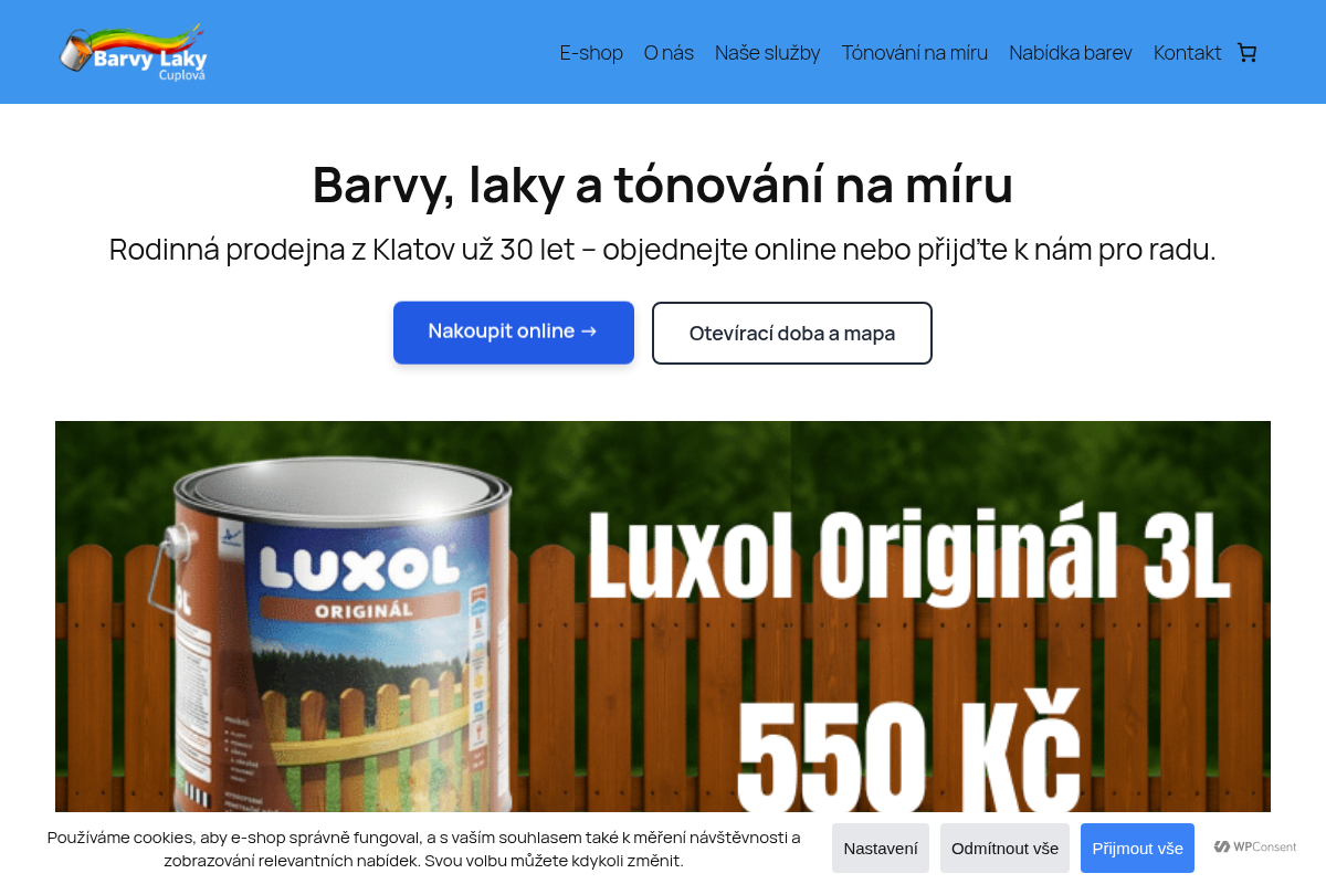 Barvy Laky Cuplová