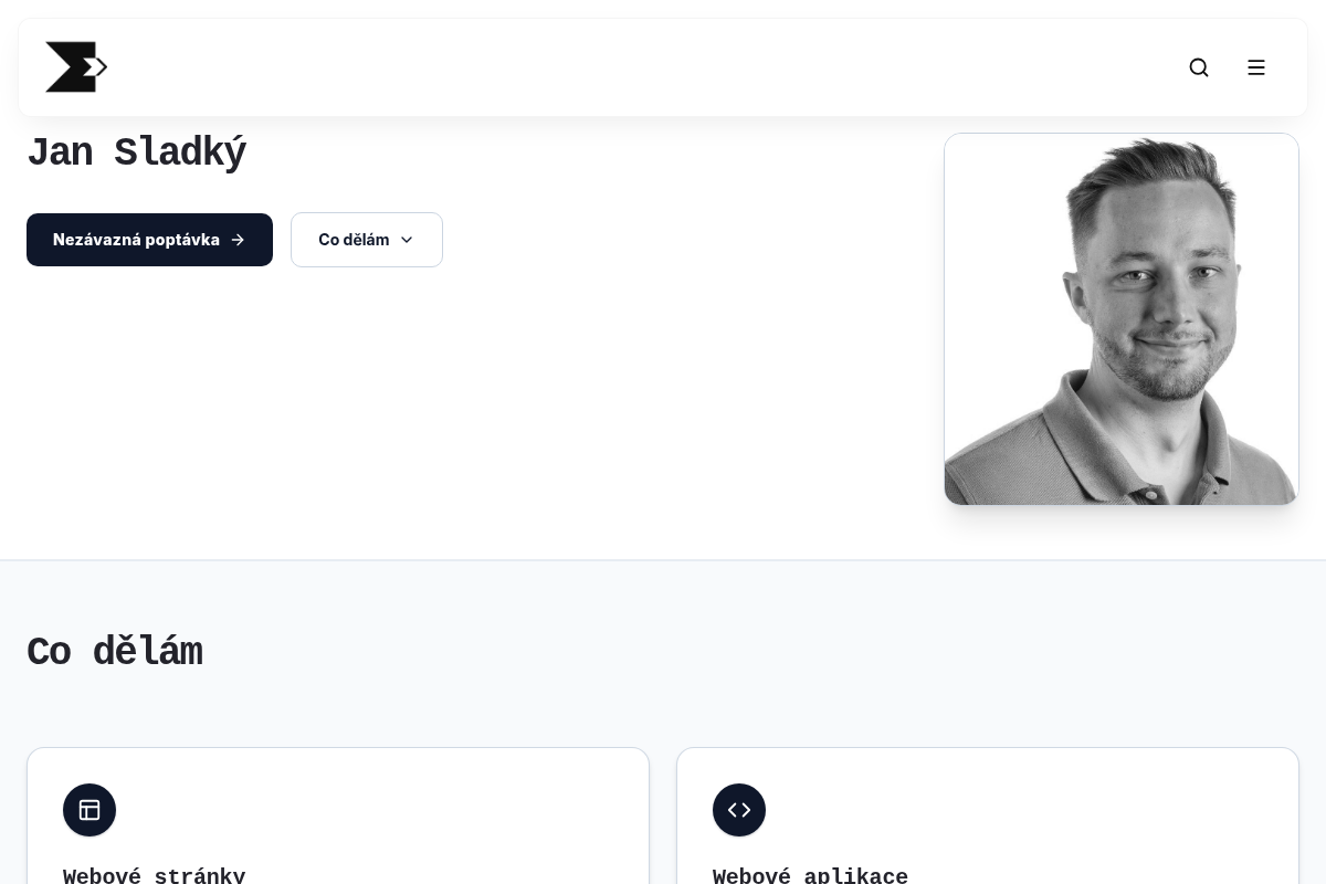 Jan Sladký - webdesigner