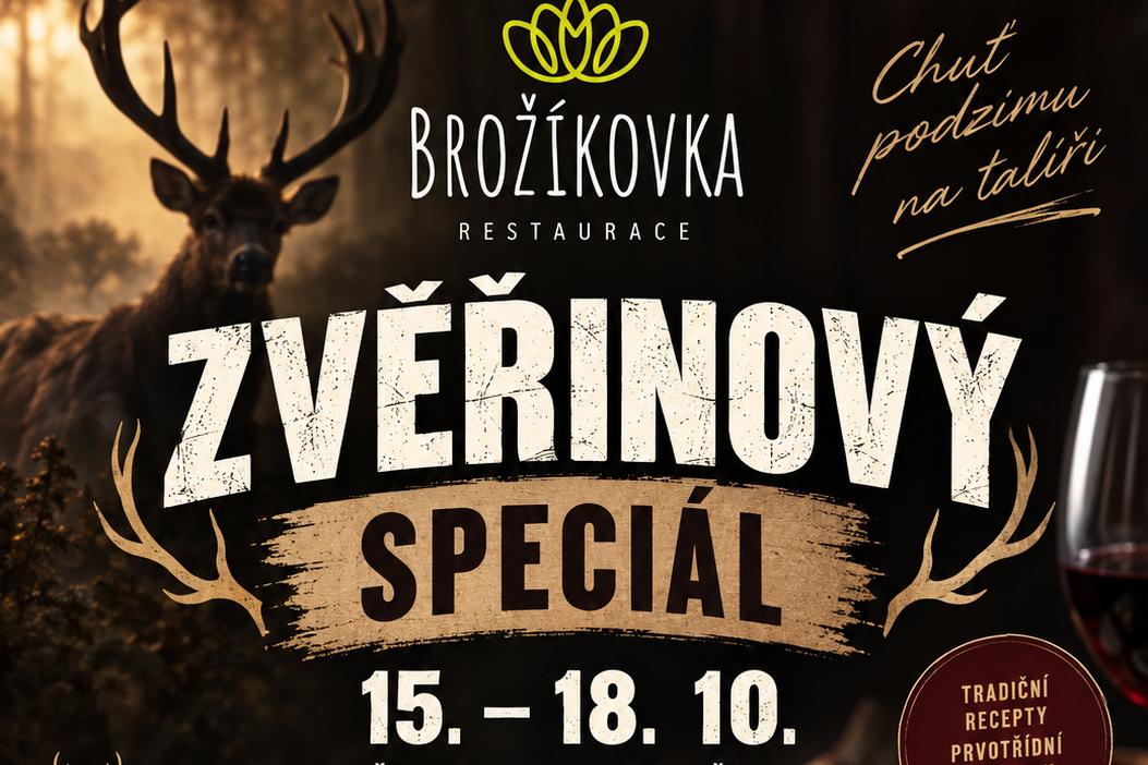 **ZVĚŘINOVÝ SPECIÁL V BROŽÍKOVCE | 15.–18. 10.*