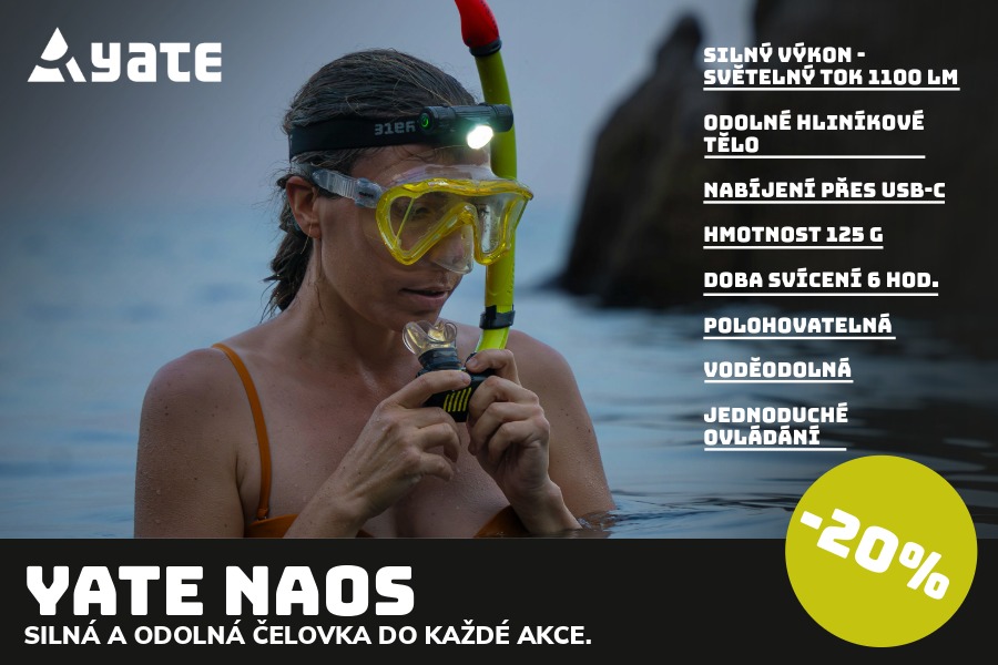 čelovka YATE Naos -20%!