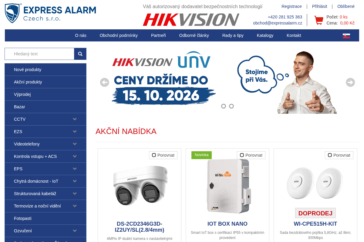 Express Alarm Czech - sklad