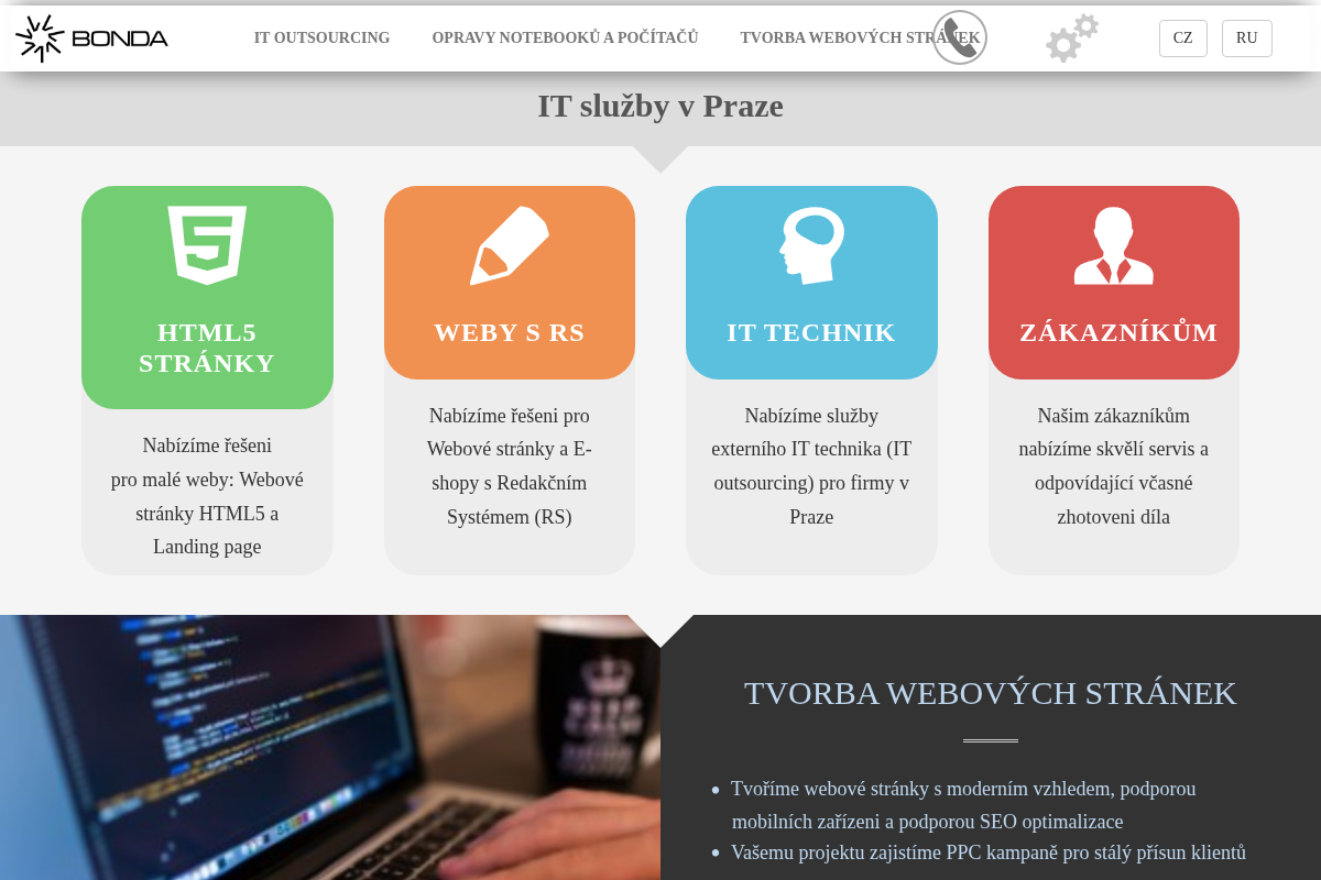 Bonda - PC servis a IT outsourcing