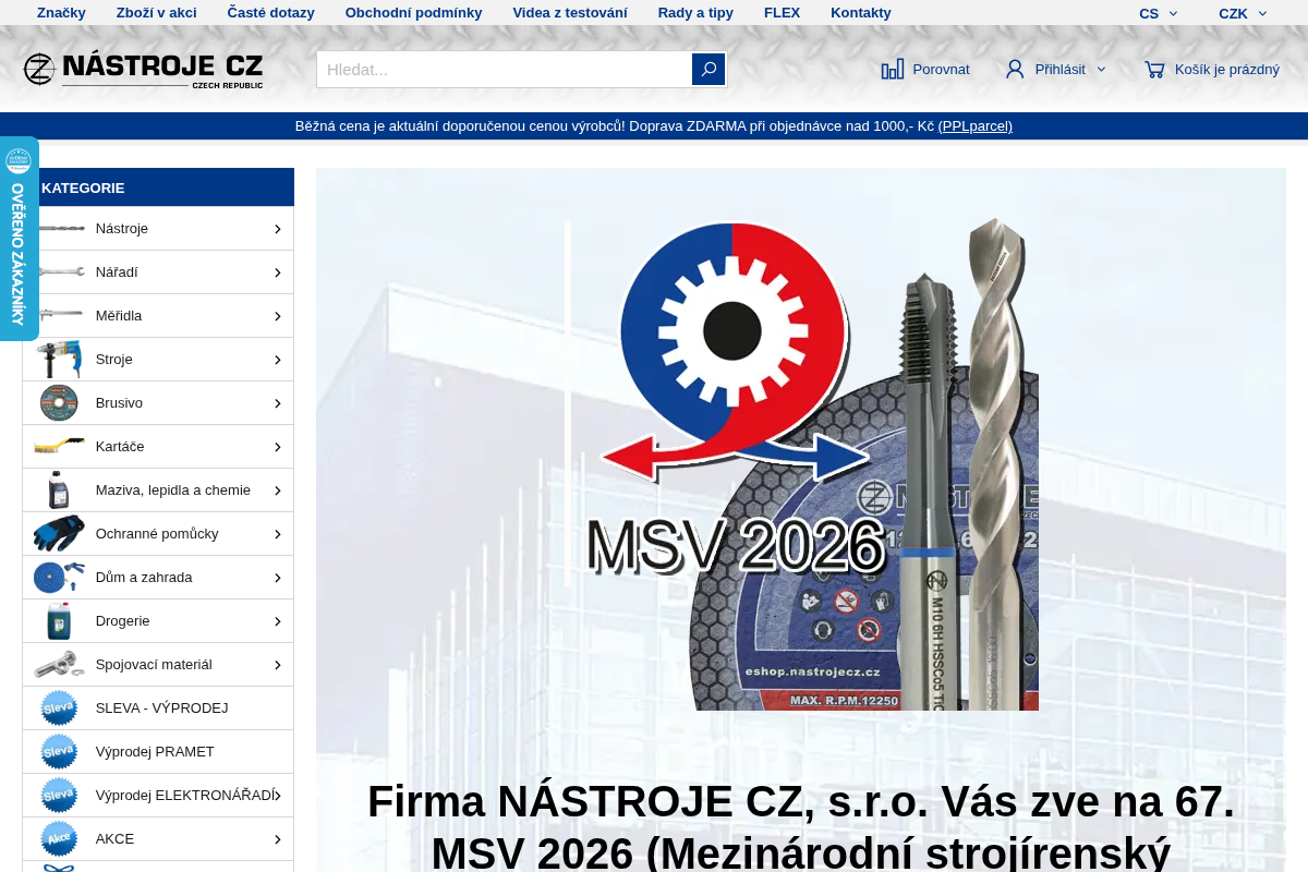 E-SHOP NÁSTROJE CZ