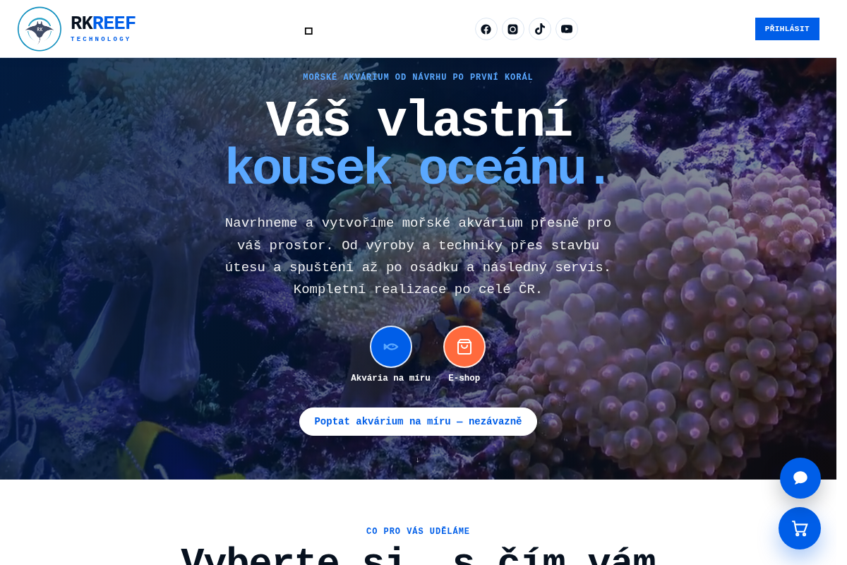 RKREEF – Mořská akvária RK