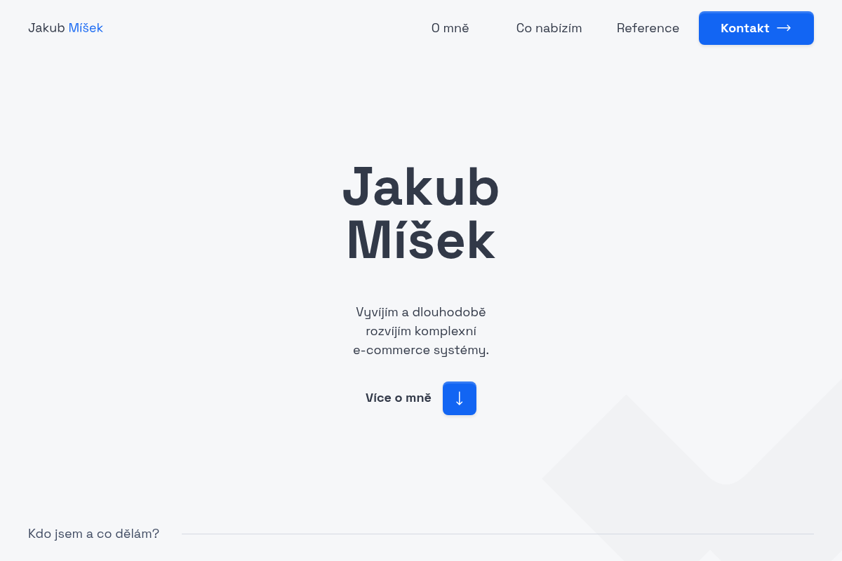 Ing. Jakub Míšek