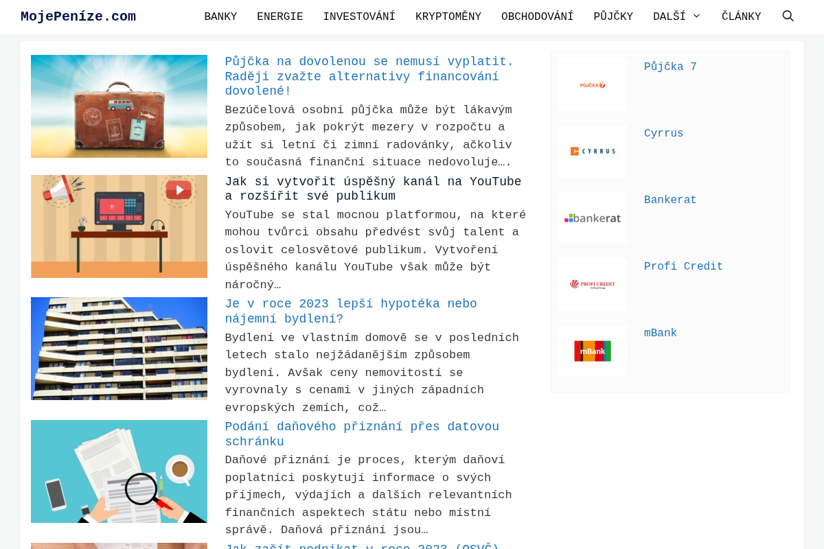 MojePeníze.com