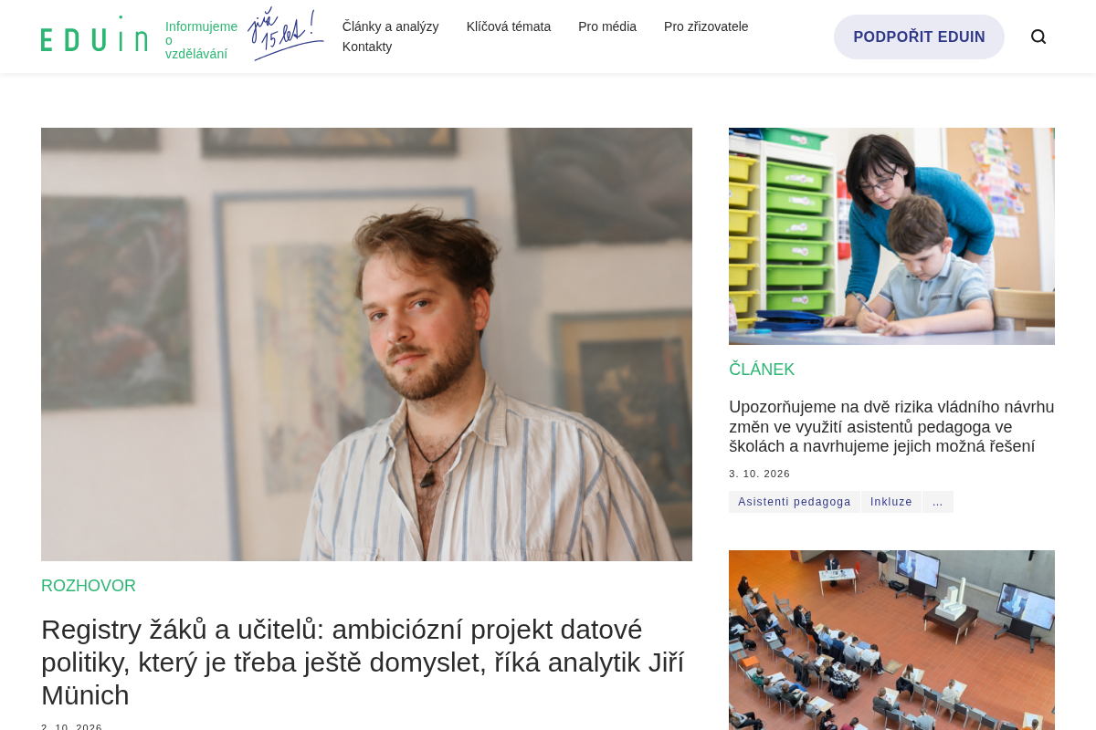 EDUin - informační centrum o vzdělávání