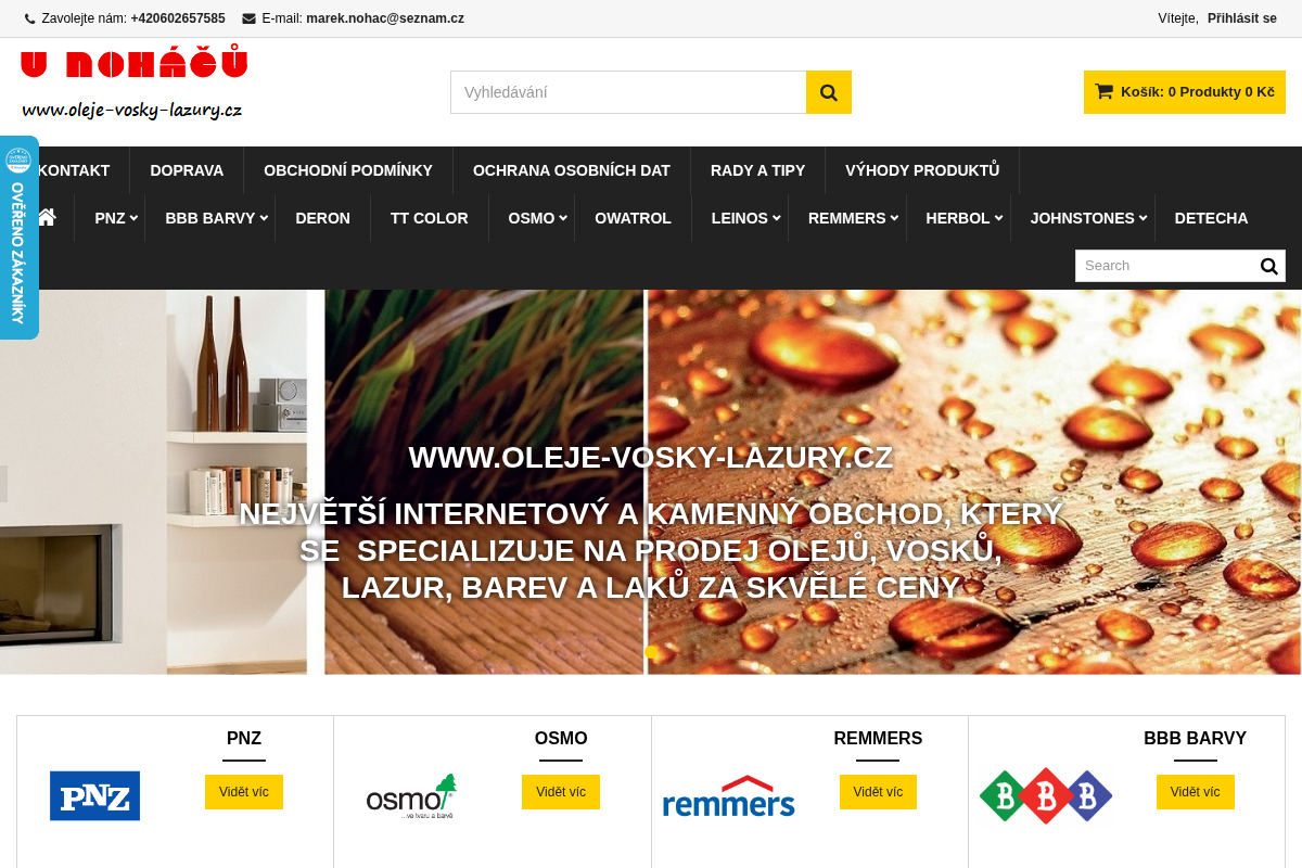 Oleje-vosky-lazury.cz