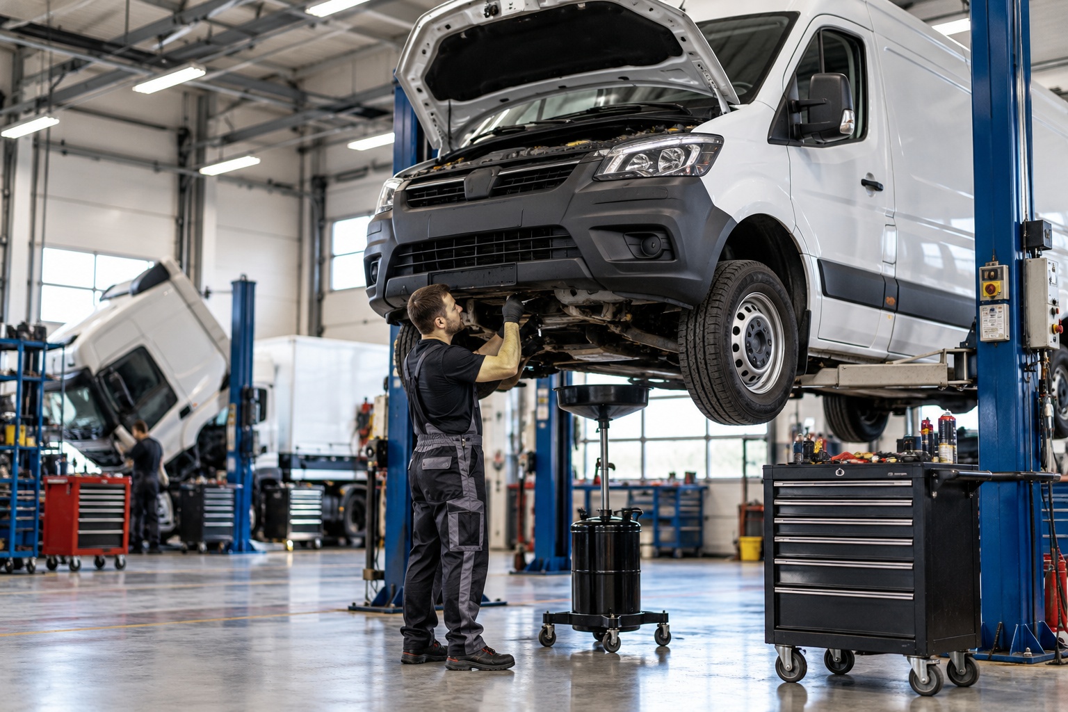 Servis dodávek a lehkých nákladních vozů