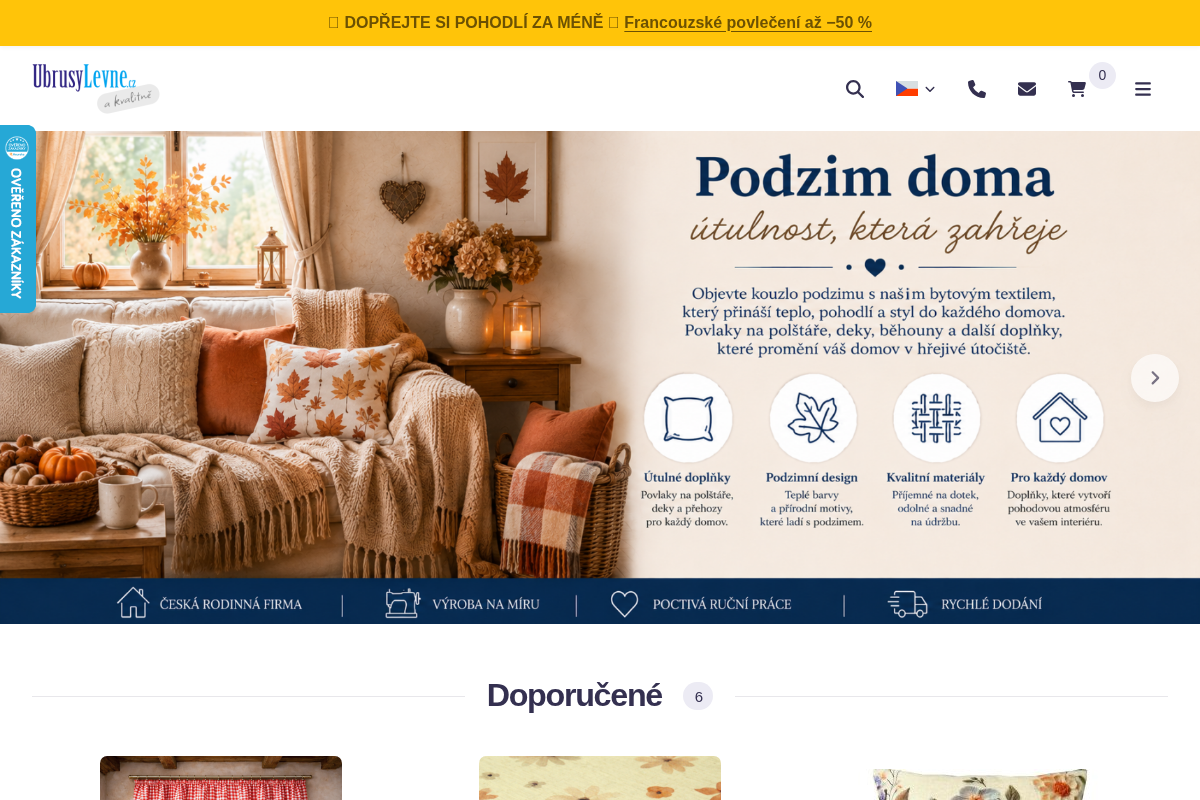 UbrusyLevne.cz