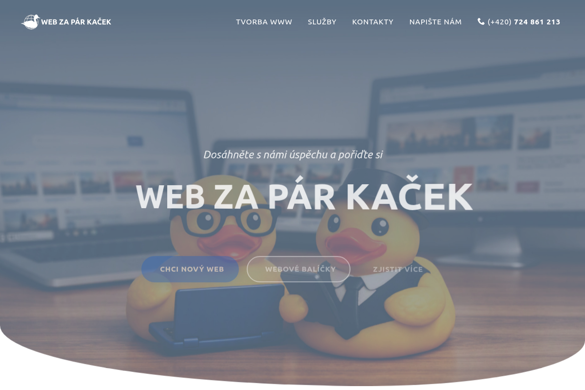 Web za pár kaček