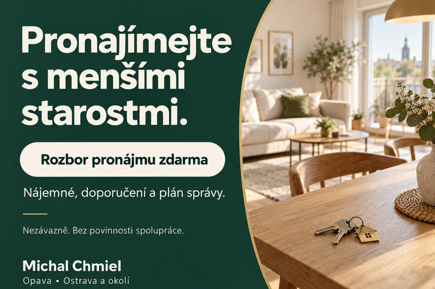 Rozbor pronájmu a konzultace správy zdarma