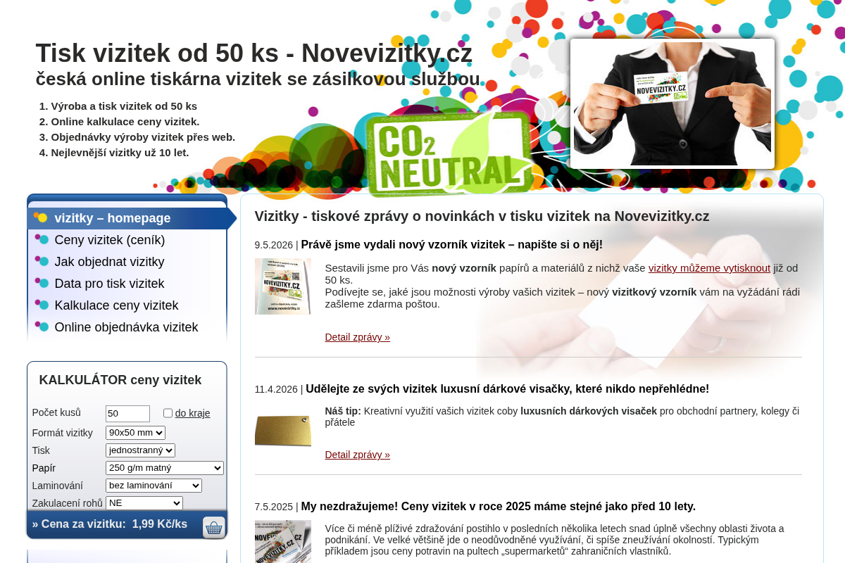 Novevizitky.cz